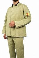 Костюм сварщика: куртка, брюки, ткань Брезент 500-520 г/кв.м с ОП УСИЛЕННЫЙ утеплённый