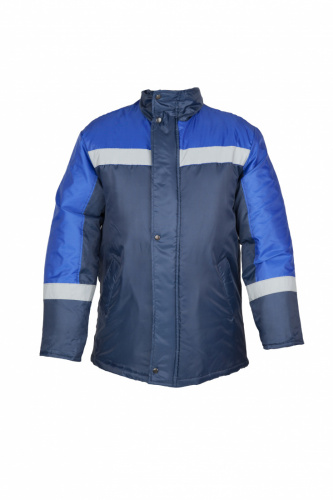 Куртка "Гастарбайтер" утепл. (синий с васильковым и СОП) тк. оксфорд 104-108/170-176