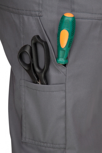 Костюм "Универ-ГЛОБАЛ": куртка, полукомб (серый с васильковым и СОП-25) ткань Смесовая фото 5