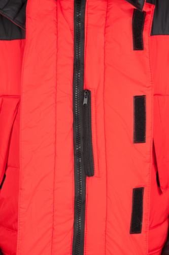 Куртка "Глобал Плюс" утепленная (красный с черным) ткань Dewspo фото 4
