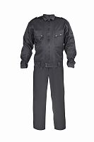 Костюм "Охранник": куртка, брюки (чёрный), ткань Смесовая