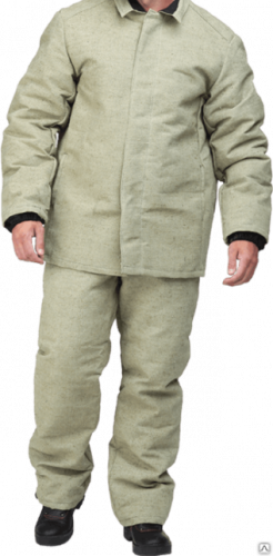 Костюм сварщика:утепленный,куртка, брюки, тк. брезент 480 г/кв.м  120-124/182-188
