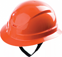 Каска "Маяк" для шахтеров (оранжевая) АМПАРО