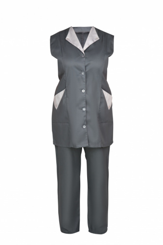 Комплект "Сферы Услуг" жилет с брюками (серый)