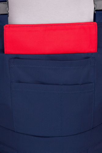 Костюм "Профессионал": куртка, полу (синий с красным кантом и СОП25мм) ткань Смесовая фото 4