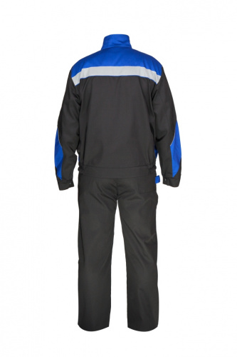 Костюм "Орион": куртка, полукомбинезон ( черным с васильк и СОП), ткань Смесовая фото 3