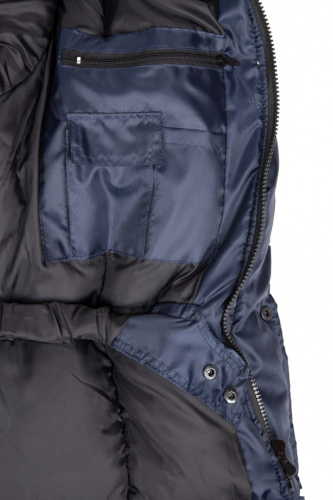 Костюм "Метеор Плюс": куртка, полуком, утепленный (т.син с чёрным и СОП), ткань Оксфорд фото 9